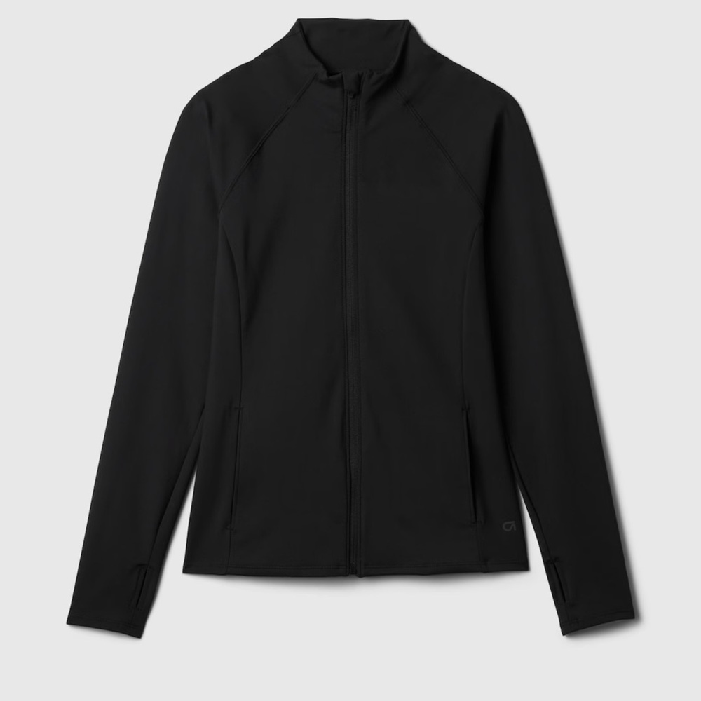 Gap Bodyfit Black Zipup - Picture 3 of 4